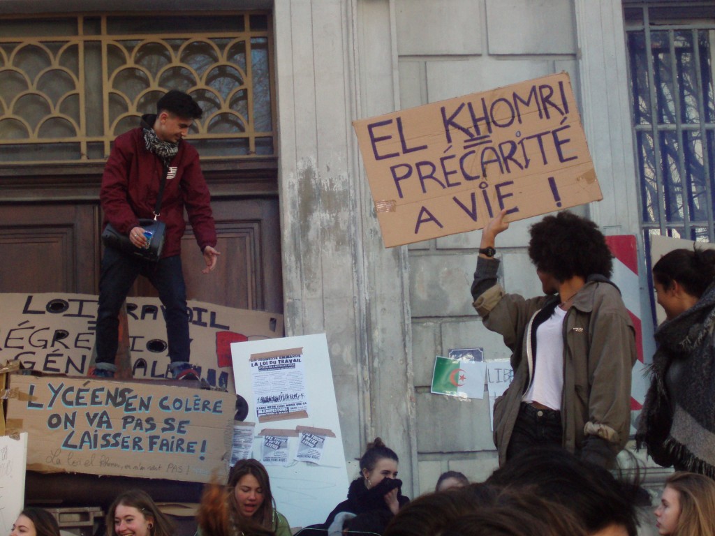 Blocus du lycée contre la loi El Khomri